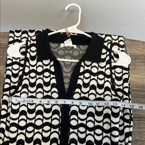 ✨House of Harlow 1960 Black and White Geometric Sheath Dress 👗 - Picture 12 of 13